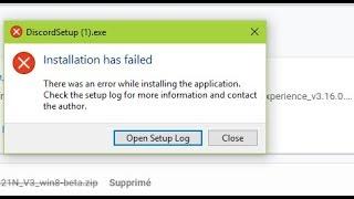 Discord Installation Has Failed (FIXED)