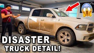 Cleaning a Girl's DIRTY Truck Destroyed By Her Dog!  | The Detail Geek