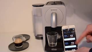 Bluetooth connected Nespresso machine