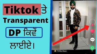 Tiktok New Trend| How To Make Your Tiktok DP Invisible|Invisible TikTok Dp|Transaparent Dp In TikTok