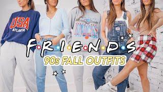 FRIENDS INSPIRED OUTFIT IDEAS  cute + comfy 90s looks!