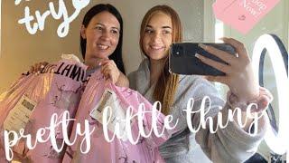 Pretty Little Thing try on haul!! || Mother & Daughter