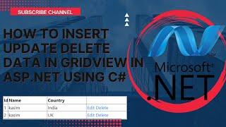 C# Asp. Net-Insert Update Delete and View With SQL Server Database insert Delete Update