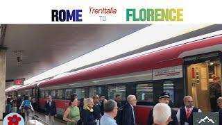 Train Journey From Rome to Florence | TrenItalia | Italy 