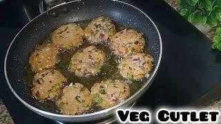 Vegetable Cutlet Recipe |वेज कटलेट बनाने की विधि |Crispy Veg Cutlet  | Street Style Evening Snack