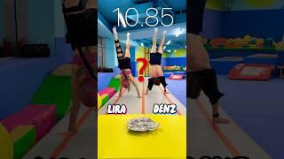 HOLD HANDSTAND CHALLENGE: Who will win 1000?  #challenge #sports #shorts #gym