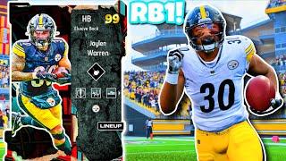 *new* 99 JAYLEN WARREN is the NEW BEST RB in Madden 25 Ultimate Team? must HAVE?