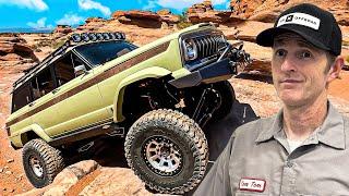 Can the SEMA Jeep Wagoneer Handle Southern Utah Rock Crawling? Ultimate Steering Upgrades, Tested.