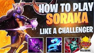 WILD RIFT | How To Play Soraka Like a Challenger | Challenger Soraka Gameplay | Guide & Build