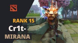 Cr1t- (Rank 15) plays Mirana Dota 2 Full Game