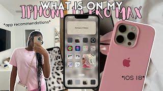 WHAT’S ON MY IPHONE 13 PRO MAX | IOS 18 + app recommendations