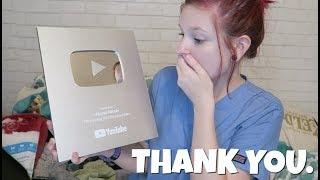 Unboxing The NEW Youtube Play Button!!!! | Alyssa Nicole |