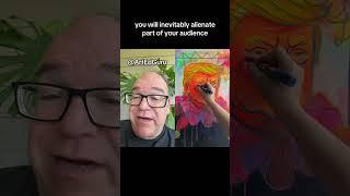 I.G. @carlieartist Canadian Artist makes a political statement. Polarizing & important. #politics