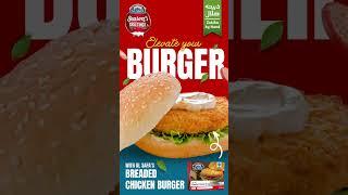 Al Safa Foods - Breaded Chicken Burger #alsafafoods #halal #halalfood  #chickenburgers #usa #canada