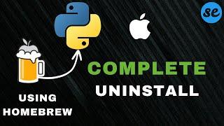 How To Uninstall Python On MacOS Using Homebrew  | Mac M1 | Mac M2 | Mac Pro