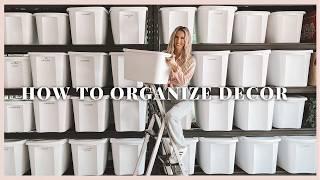 ULTIMATE HOME STORAGE AND ORGANIZATION | HOW TO STORE HOLIDAY DECORATIONS | GARAGE ORGANIZATION