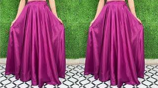 Umbrella Cut Lehenga Cutting & Stitching | Long Skirt Umbrella Lehenga | Full Flair