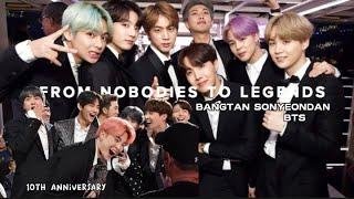 From nobodies to legends | BTS | BTS festa 2023 | TheKpopSibling #bts #10thanniversary