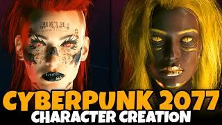 Cyberpunk 2077 (Patch 2.2) Character Creation (Male & Female, Full Customization, All Options, More)