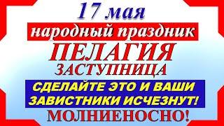 17 мая народный праздник. Пелагия Заступница. Что нельзя делать. Народные традиции.