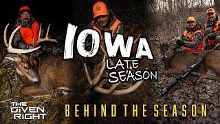 Frigid Temps Lead To Three Big Bucks! | Iowa Late Season Muzzleloader Hunt