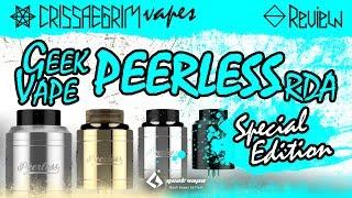 Geek Vape Peerless RDA Special Edition Review / Wicking