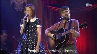 The Sound of Silence - Emma Louise & Husky Gawenda on RocKwiz, with Lyrics