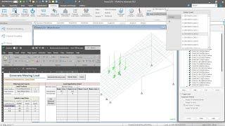 Automation for Modelling-P3: Application of Load || Moving Load; inclined & curved,Hydrodynamic Load