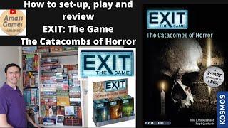 Exit the Game: The Catacombs of Horror - review, favourite, hardest puzzles escape room * AmassGames