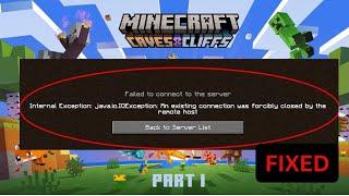 Fix Minecraft  An Existing  Connection Was Forcibly Closed By The Remote Host In Windows