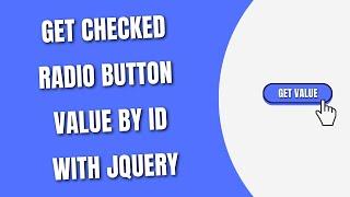 jQuery Get Checked Radio Button Value By id [HowToCodeSchool.com]