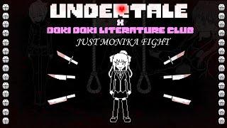 [Unitale,CYF] Undertale Monika Fight! {No Hit} [All Endings] (Undertale Fangame)