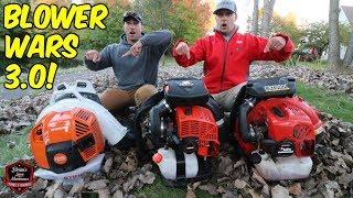 Blower Wars 3.0! Testing The New STIHL BR800 & ECHO PB-8010 Backpack Blowers