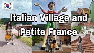  Korea Vlog | Italian Village and Petite France Village |Seoul South korea Vlog| Indian in korea