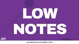 Daily Vocal Exercises For Singing Low Notes