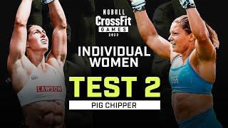 Pig Chipper — Women’s Test 2 — 2023 NOBULL CrossFit Games