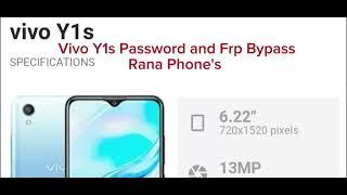 Vivo Y1s Password And Frp Bypass| with Unlock Tool| Rana Gsm Unlock. Subscribe My Youtube Channel..