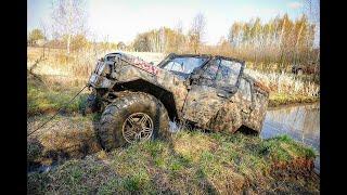 OFF ROAD в реке ГЛУБИНА 1,6 метра УАЗ на БТРовских МОЖЕТ показать КЛАСС