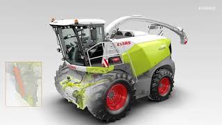 CLAAS JAGUAR 900 Потік маси