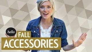 Trendy & Unique Fall Accessories | Hello Street Style