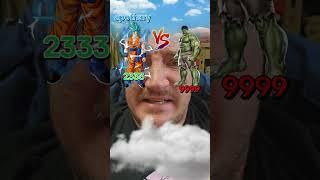 #creatorsearchinsight Gaming on tiktok Dragon ball versus hulk #dbz ##filter #impossible