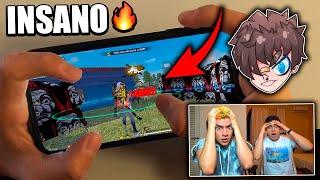 ASI REACCIONAMOS AL VER LAS MANOS DE RUOK JUGANDO FREE FIRE EN SU TELEFONO *brutal* | TheDonato