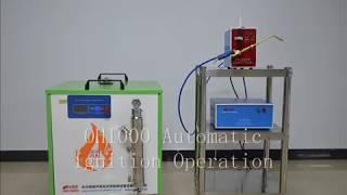 OH1000 oxyhydrogen welding machine -automatic ignition operation