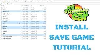 How to install Save Game [Tutorial] - My Summer Car #50