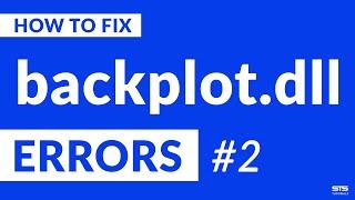 backplot.dll Missing Error on Windows | 2020 | Fix #2