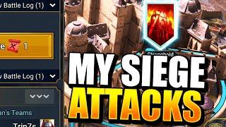 Destroying the Stronghold! My Clan Siege Attacks | Raid: Shadow Legends