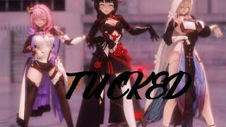 (MMD Honkai Impact) Tucked  -Mei/Elysia/Aponia-