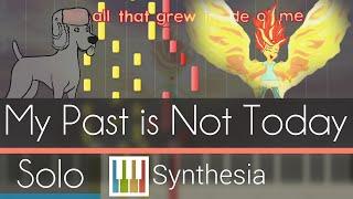 My Past is Not Today - |SOLO PIANO COVER w/LYRICS| -- Synthesia HD