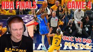 Reacting to Thunder vs Pacers NBA Finals Game 4!