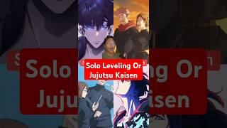 Solo Leveling Better Than Jujutsu Kaisen!? #sololeveling #jujutsukaisen